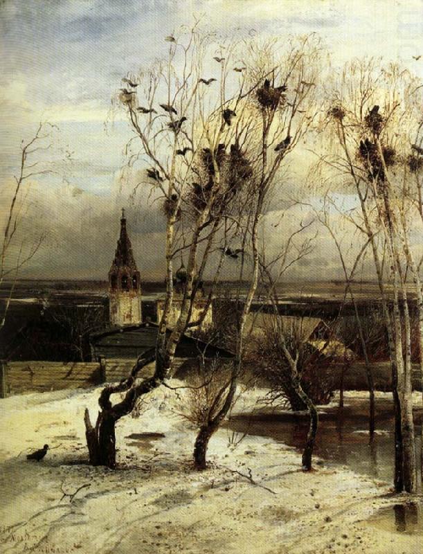 Aleksei Savrasov The Crows are Back china oil painting image